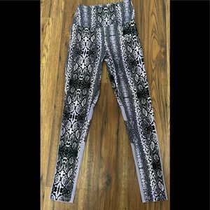 Leggings Ryderwear Snake print Purple/black